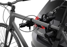 Load image into Gallery viewer, Thule Gateway Pro 2 Hanging-Style Trunk Bike Rack w/Anti-Sway Cages (Up to 2 Bikes) - Black - 900600