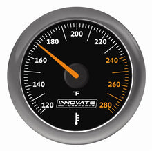 Load image into Gallery viewer, Innovate MTX Analog Oil/Water Temp Gauge Kit - Black Dial - 3861