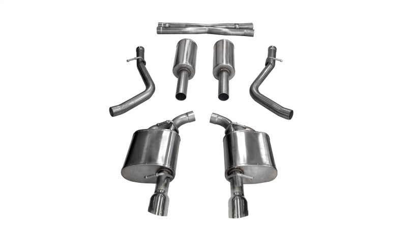 Corsa 2017-2020 Dodge Charger 5.7L V8 Xtreme Cat-Back Dual Rear Exit w/4.5in Polished Tips - 21004
