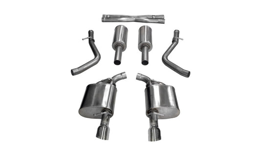 Corsa 2017-2020 Dodge Charger 5.7L V8 Xtreme Cat-Back Dual Rear Exit w/4.5in Polished Tips - 21004