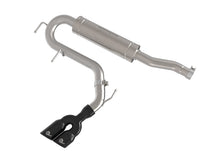 Load image into Gallery viewer, aFe Rebel Series 2-1/2in 304 Stainless Steel Cat-Back w/ Black Tip Ford Maverick 22-26 L4-2.5L FWD - 49-33155-B