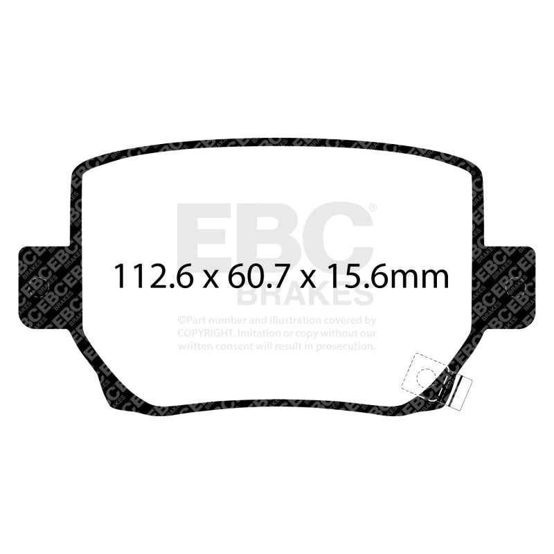 EBC 2020+ Tesla Model Y Electric Performance Bluestuff Rear Brake Pads - DP52419NDX