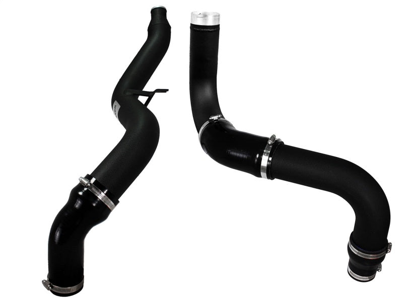 aFe Bladerunner 3in Black Intercooler Hot and Cold Side Tubes 14-15 Dodge Ram 1500 EcoDiesel V6 3.0L - 46-20174-B