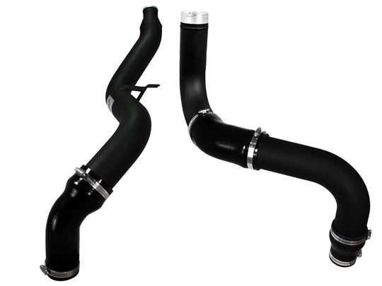aFe Bladerunner 3in Black Intercooler Hot and Cold Side Tubes 14-15 Dodge Ram 1500 EcoDiesel V6 3.0L - 46-20174-B