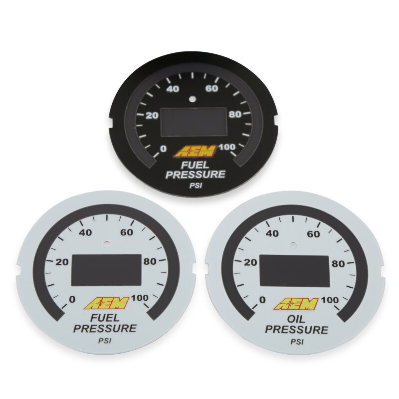 AEM 52mm Pressure (Oil or Fuel) Digital Gauge - 30-4401