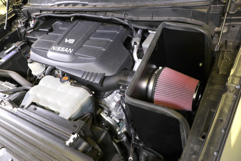 K&N 17-18 Nissan Titan XD V8 5.6L AirCharger Performance Intake - 63-6020