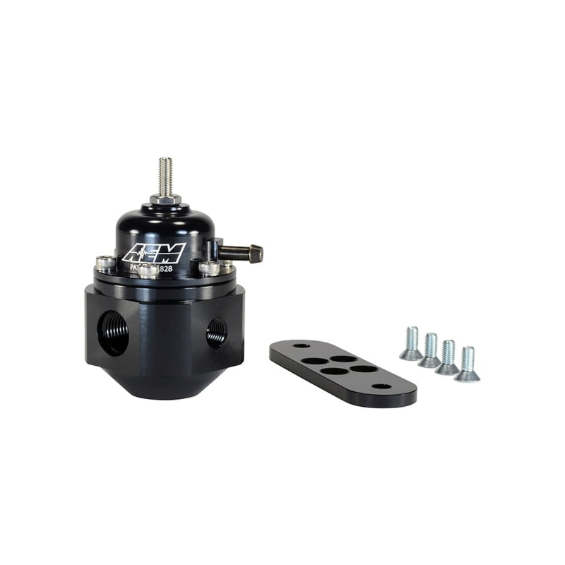 AEM Universal Black Adjustable Fuel Pressure Regulator - 25-302BK