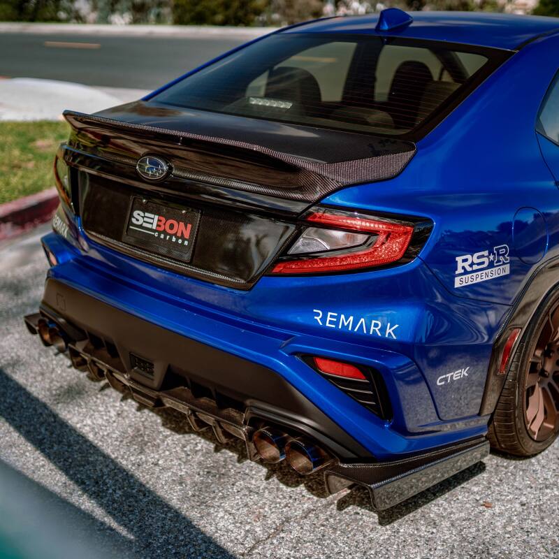 Seibon 2022 Subaru WRX C-style Carbon Fiber Trunk Lid - TL22SBIMP-C
