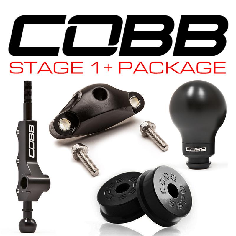 Cobb Subaru 08+ WRX / 05-09 LGT/OBXT / 06-08 FXT 5MT Stage 1+ Drivetrain Package - 214X01P-BK
