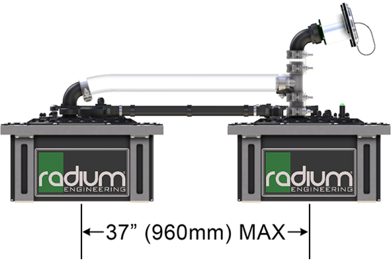 Radium Engineering Saddle Tank Fuel Cell Conversion Kit - 20-0664