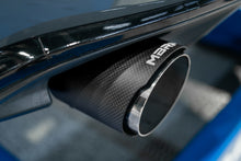 Load image into Gallery viewer, MBRP 19-21 VW Jetta GLI T304 SS 3in Cat-Back Dual Split Rear Exit Exhaust - Carbon Fiber Tips - S46083CF