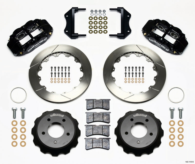 Wilwood Narrow Superlite 6R Front Hat Kit 12.88in 84-87 Corvette C4 - 140-11918
