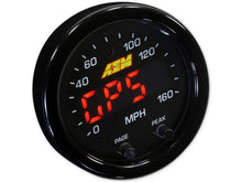 Load image into Gallery viewer, AEM X-Series 0-160 MPH Black Bezel w/ Black Face GPS Speedometer Gauge - 30-0313