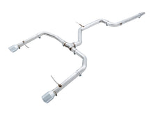 Load image into Gallery viewer, AWE Tuning 18-21 Volkswagen Jetta GLI Mk7 Track Edition Exhaust - Chrome Silver Tips (Fits OEM DP) - 3020-22034