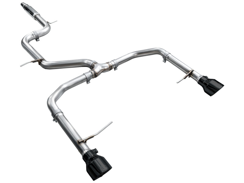 AWE Tuning 22-25 Volkswagen Jetta GLI Track Edition Exhaust - Diamond Black Tips - 3020-33275