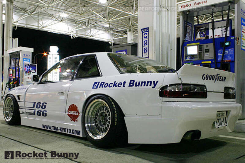 GReddy 89-93 Nissan 240SX/Silvia S13 Rocket Bunny Side Skirts Ver. 1-FRP **Must Check Availability** - 17020232