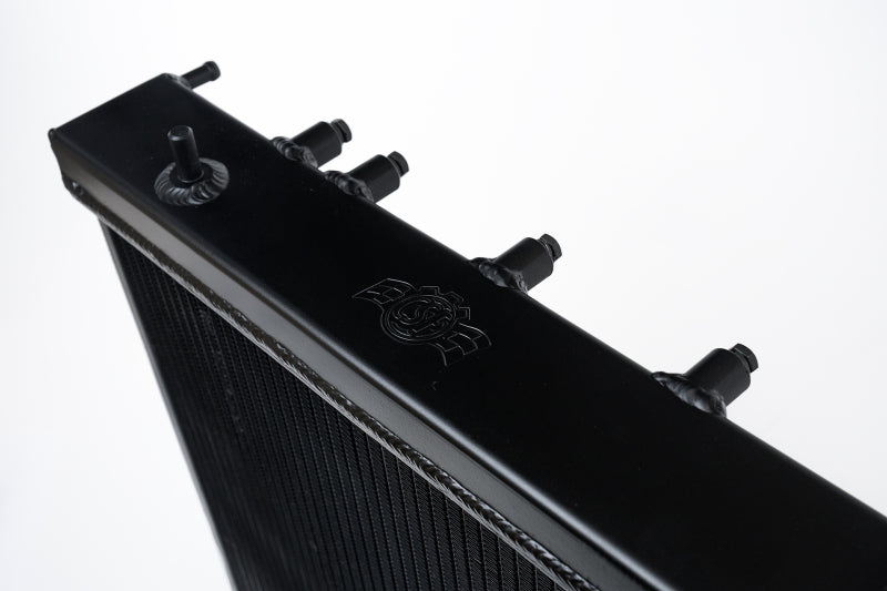 CSF 02-07 Subaru WRX/STI Radiator - Black Finish - 3076B