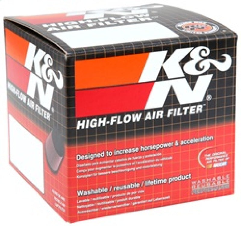 K&N Universal Rubber Filter 1 1/2in FLG 3in OD 4in Height - RU-0160