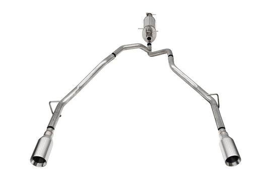 Corsa  25-26 Ram 2.5in Stainless Steel Sport Cat-back Dual Rear Exit 5.0in Polished Tip - 21309