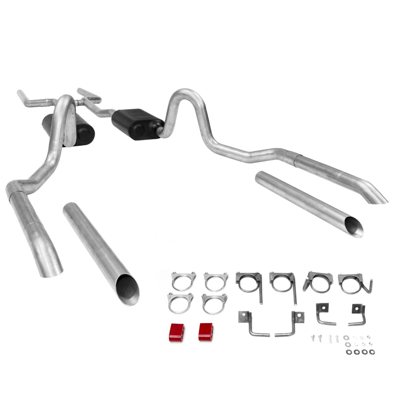 Flowmaster 64-72 GM A-BODY 2.5 in. American Thunder Crossmember-Back Exhaust System - 17119