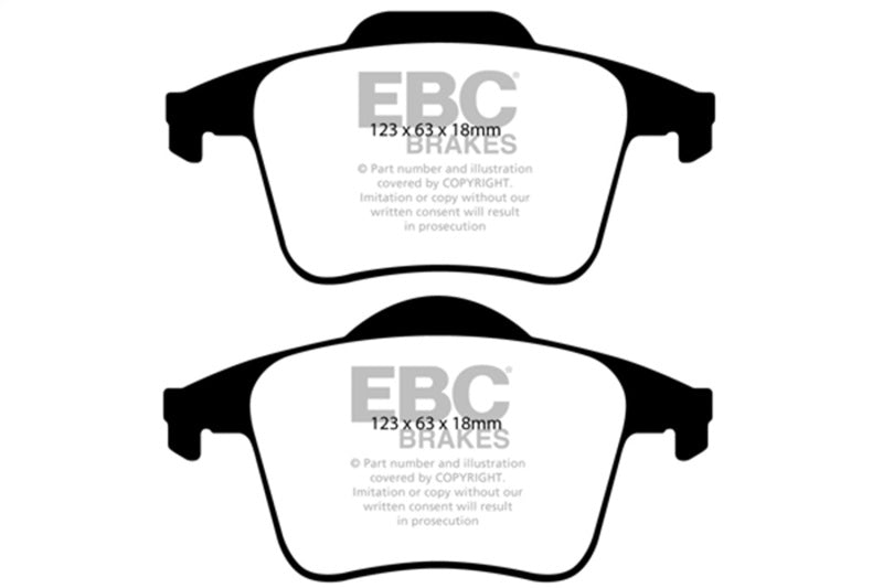 EBC 03-07 Volvo XC90 2.5 Turbo Ultimax2 Rear Brake Pads - UD980