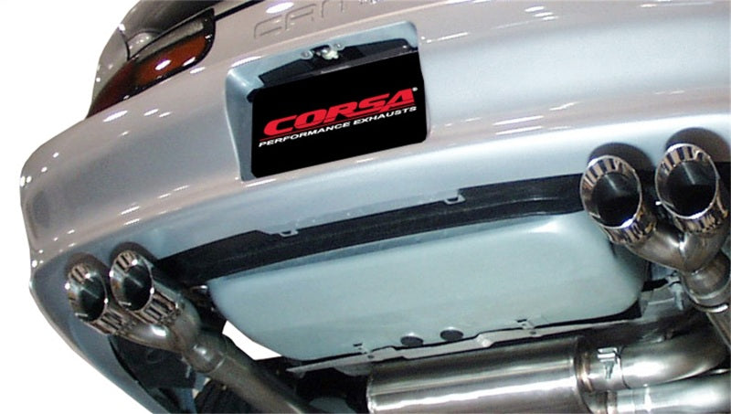 Corsa 1998-2002 Chevrolet Camaro Convertible Z28 5.7L V8 LS1 Polished Sport Cat-Back Exhaust - 14143