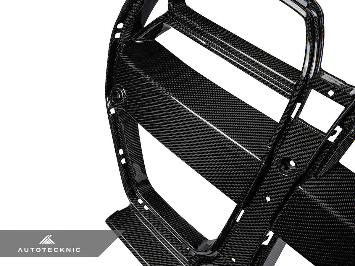 AutoTecknic Dry Carbon Competizione GT4 Front Grille - BMW G80 M3 | G82/ G83 M4
