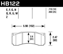 Load image into Gallery viewer, HAWK Performance HP Plus Road and Track Brake Pads (18mm) - Fits Front YSCPF6B &amp; YSCPF8A Calipers