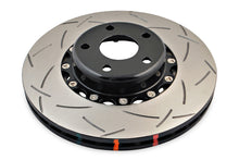 Load image into Gallery viewer, DBA 02-10 WRX / 13+ FR-S / 13+ BRZ Premium Front Slotted 5000 Series 2 Piece Rotor w/ Black Hat - DBA5010BLKS