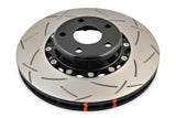 DBA 02-10 WRX / 13+ FR-S / 13+ BRZ Premium Front Slotted 5000 Series 2 Piece Rotor w/ Black Hat - DBA5010BLKS
