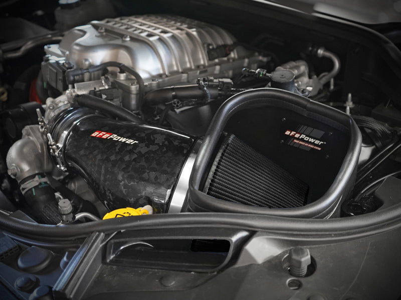 aFe 2021 Dodge Durango SRT Hellcat Track Series Carbon Fiber Cold Air Intake System w/ Pro 5R Filter - 57-10028K
