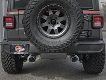 Load image into Gallery viewer, aFe Rebel Series 409 Stainless Steel Cat-Back Exhaust 18-21 Jeep Wrangler JL 2.0L (t) - Black Tip - 49-48096-B
