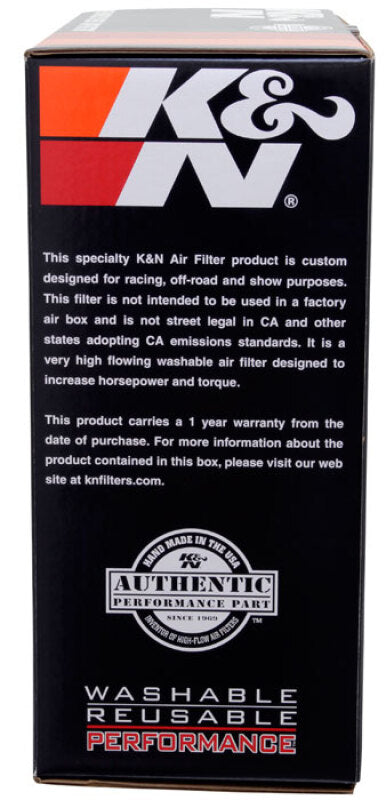 K&N Round Air Filter Assembly 5-1/8in FLG 11in OD 3-3/8in - 60-1150