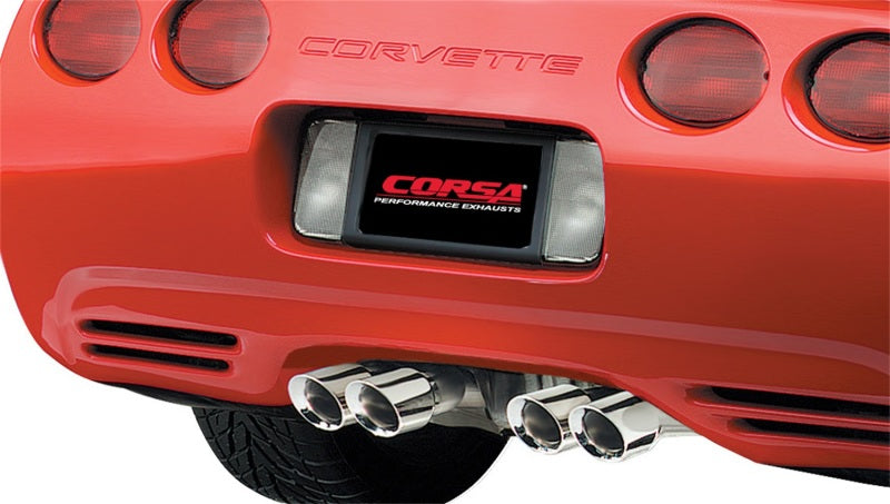 Corsa 1997-2004 Chevrolet Corvette C5 Z06 5.7L V8 Polished Xtreme Cat-Back + XO Exhaust - 14962