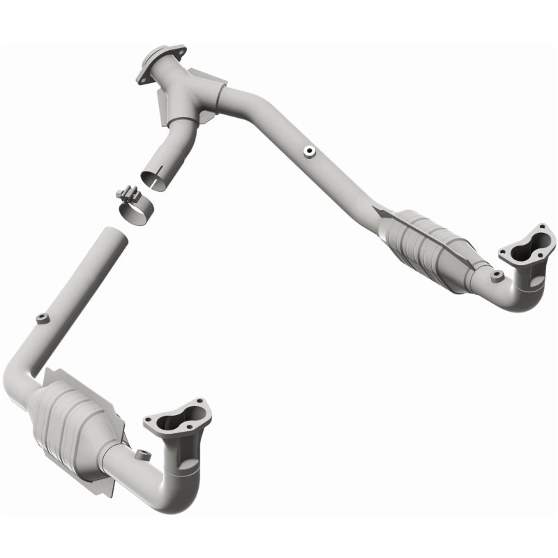 MagnaFlow DF Cat. Conv 97 Land Rover Defender 90 4.0L Y-Pipe Assy / 96-99 Discovery 4.0L Y-Pipe Assy - 93690