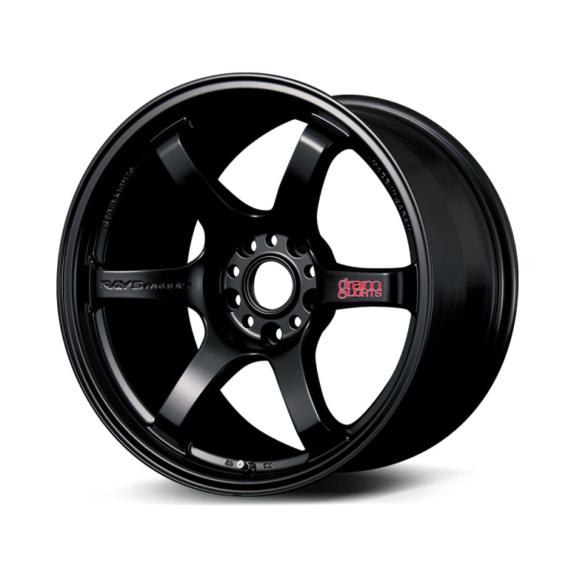 Gram Lights 57DR 18x8.5 +37 5x100 Semi Gloss Black Wheel - WGIV37DH
