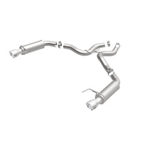 Load image into Gallery viewer, MagnaFlow Axle Back, SS, 3in, Competition, Dual Split Polished 4.5in Tip 2015 Ford Mustang GT V8 5.0 - 19103