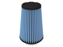 Load image into Gallery viewer, aFe POWER Universal Clamp-On Air Filter w/ D2 Dura-Dry Media 3-5/16in F x 5in B x 3-1/2in T x 7in H - 21-33507V