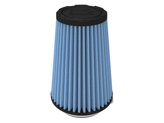 aFe POWER Universal Clamp-On Air Filter w/ D2 Dura-Dry Media 3-5/16in F x 5in B x 3-1/2in T x 7in H - 21-33507V