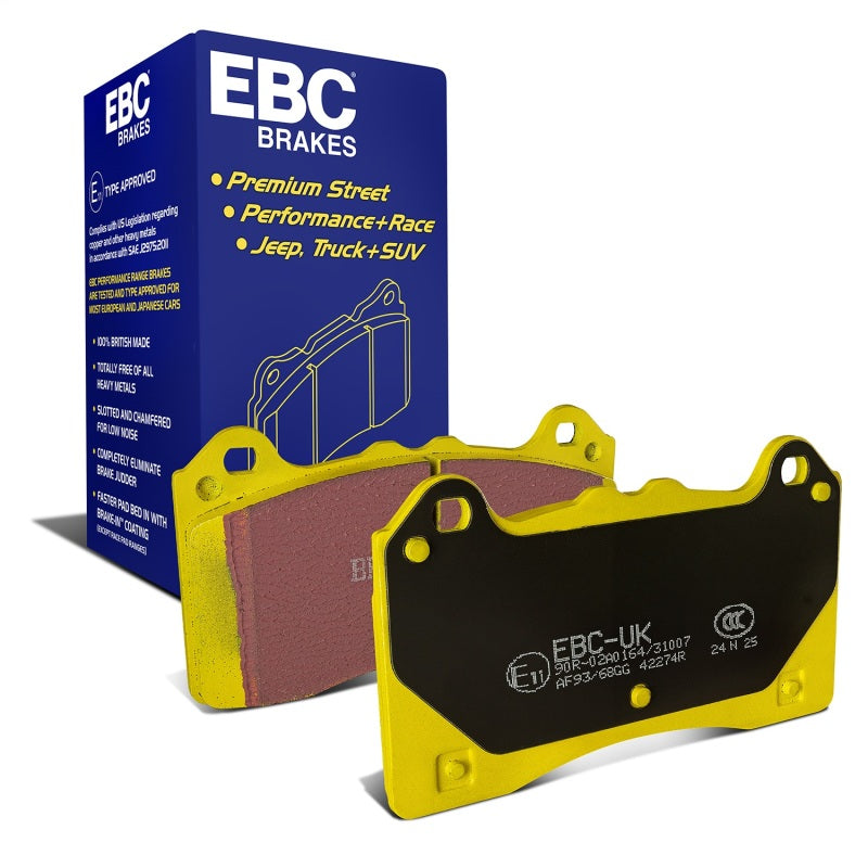 EBC 15-16 Ford Focus RS Yellowstuff Front Brake Pads - DP42274R
