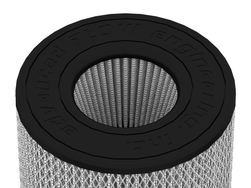 aFe Momentum Pro DRY S Replacement Air Filter 5-1/2in F x 8in B x 8in T (Inv) x 9in H - 21-91147