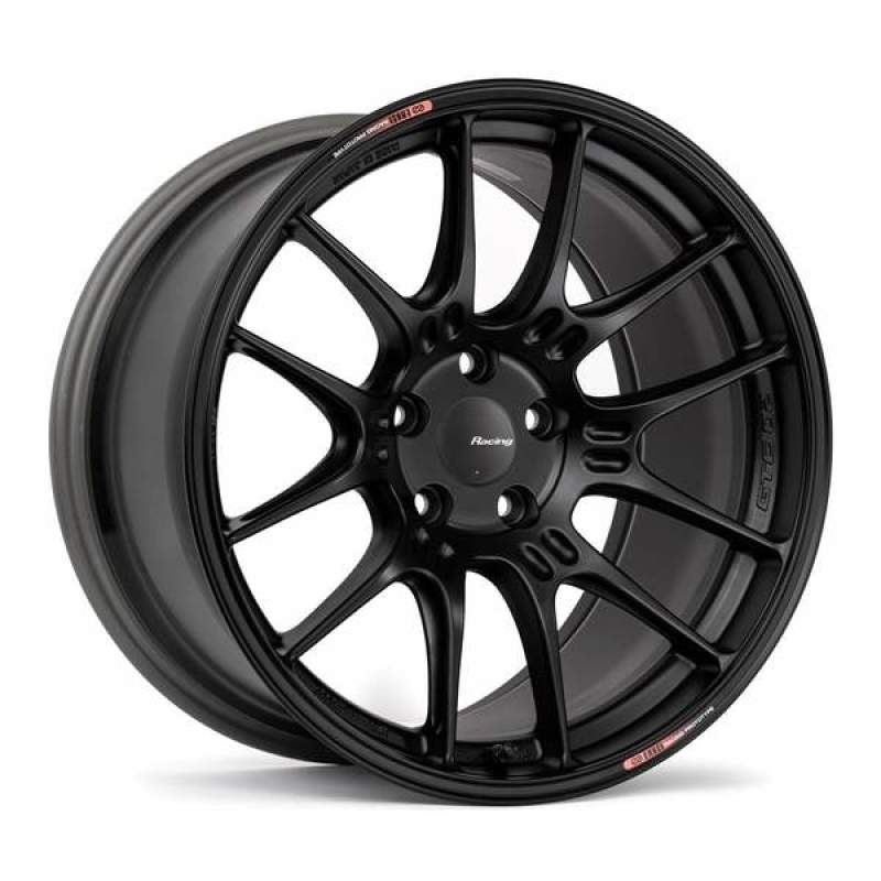 Enkei GTC02 19x10 5x112 40mm Offset 66.5mm Bore Matte Black Wheel - 534-910-4440BK