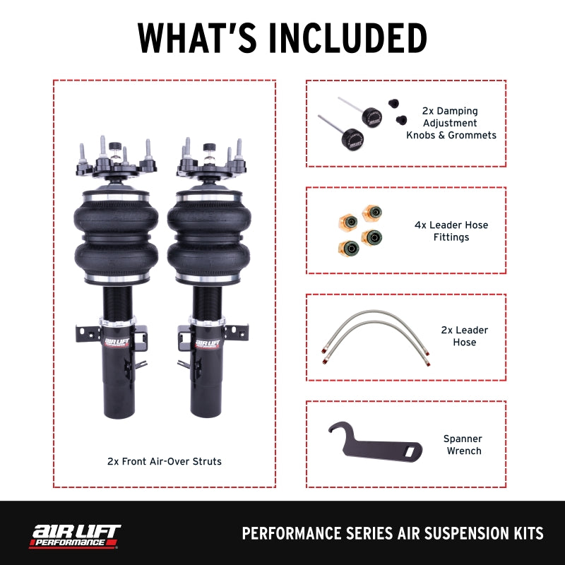 Air Lift Performance 20-24 Toyota GR Supra / 19-24 BMW Z4 (G29) Air Suspension Front Kit - 76012