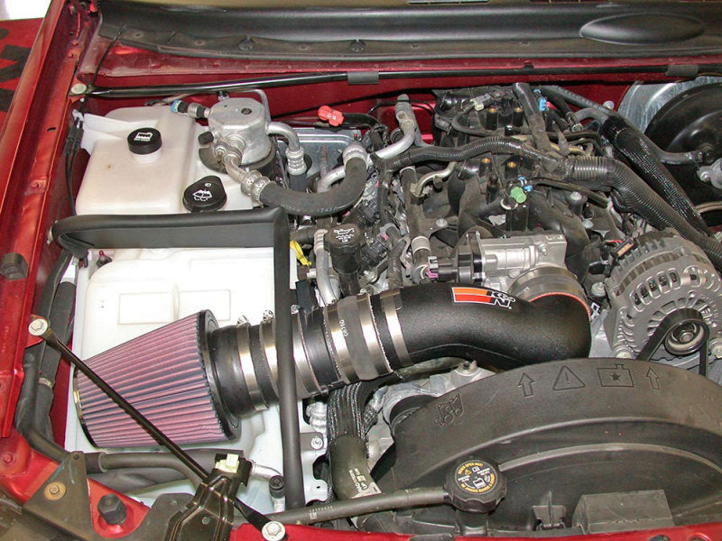 K&N 03-04 Chevrolet Trailblazer V8-5.3L / 03-04 GMC Envoy V8-5.3L Performance Intake Kit - 57-3048