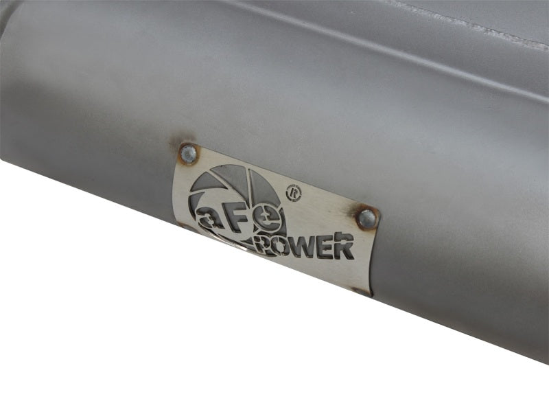 aFe Scorpion 2-1/2in Alum Steel Axle-Back Exhaust w/Polished Tip 07-18 Jeep Wrangler JK V6-3.6/3.8L - 49-08047-P