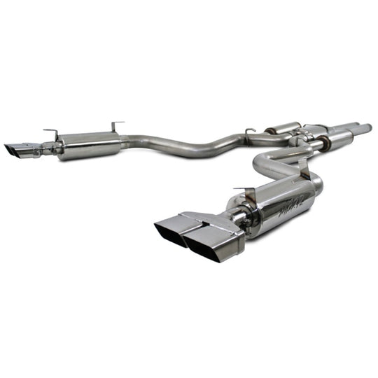 MBRP 08-11 Dodge Challenger SRT8 6.1L Hemi T304 Cat Back Dual Split Rear - S7110304