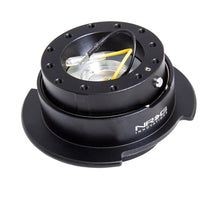 Load image into Gallery viewer, NRG Quick Release Kit Gen 2.5 - Black / Black Ring w/Finger Grooves - SRK-250BK