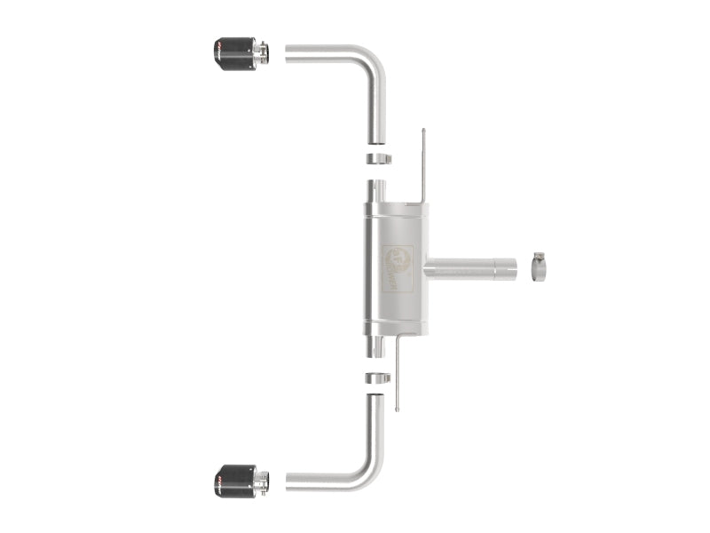 aFe MACHForce XP Exhausts Axle-Back 21-24 BMW 228i 2.0T (SS w/ Carbon Tips) - 49-36355-C