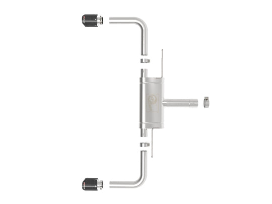 aFe MACHForce XP Exhausts Axle-Back 21-24 BMW 228i 2.0T (SS w/ Carbon Tips) - 49-36355-C