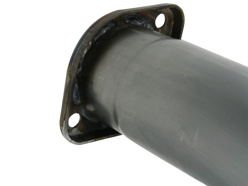 aFe MACHForce XP Exhaust Cat-Back SS-409 4in Polished Tip 11-12 Ford F-150 EcoBoost V6-3.5L (tt) - 49-43041-P